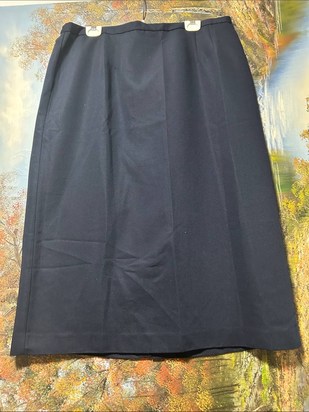 LADY HAZAN Classic Navy Women's Skirt